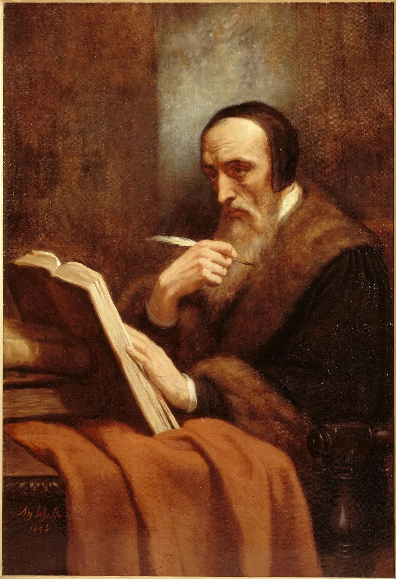 Portrait of John Calvin